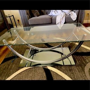 Oven and glass table